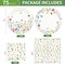 75PCS Wildflower Plates and Napkins Party Supplies,Disposable Scalloped Spring Floral Baby Shower Paper Plates Napkins Tableware Set for Birthday Wedding Tea Garden Party Decor Serves 25